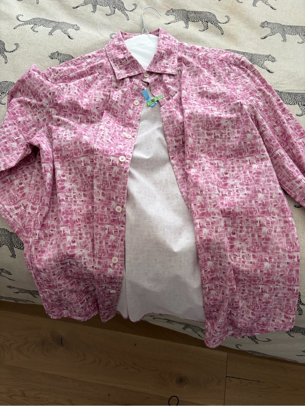 Bugatchi Pink Printed
